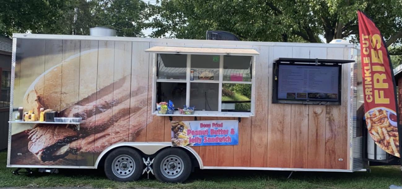 The Deimler’s concessions trailer, ready to serve